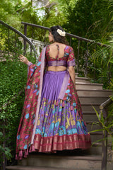 HELLY - Premium Tusser Silk Lehenga Choli Set | Vibrant Ethnic Wear Collection