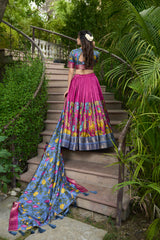 HELLY - Premium Tusser Silk Lehenga Choli Set | Vibrant Ethnic Wear Collection