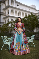 DHINGLI - Premium Tusser Silk Lehenga Choli Set | Traditional Ethnic Wear Collection