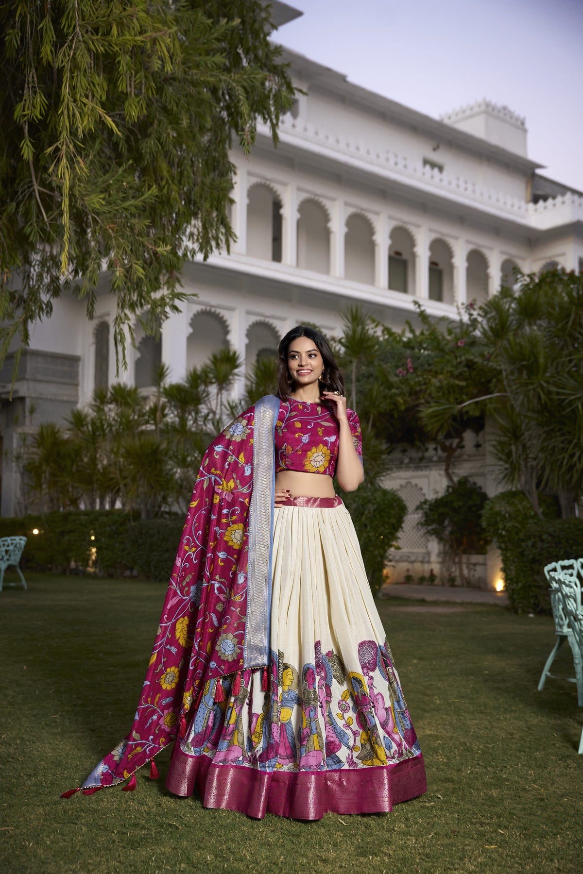 DHINGLI - Premium Tusser Silk Lehenga Choli Set | Traditional Ethnic Wear Collection