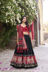 CHAMELI - Premium Tusser Silk Lehenga Choli Set | Designer Ethnic Wear Collection