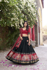 CHAMELI - Premium Tusser Silk Lehenga Choli Set | Designer Ethnic Wear Collection
