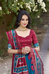 CHAMELI - Premium Tusser Silk Lehenga Choli Set | Designer Ethnic Wear Collection