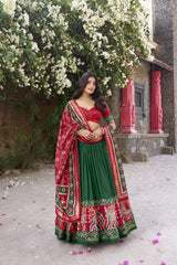 CHAMELI - Premium Tusser Silk Lehenga Choli Set | Designer Ethnic Wear Collection