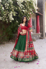 CHAMELI - Premium Tusser Silk Lehenga Choli Set | Designer Ethnic Wear Collection