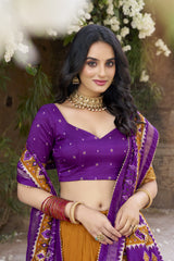 CHAMELI - Premium Tusser Silk Lehenga Choli Set | Designer Ethnic Wear Collection