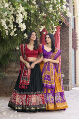 CHAMELI - Premium Tusser Silk Lehenga Choli Set | Designer Ethnic Wear Collection