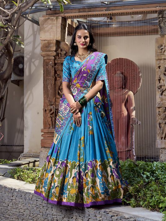NITYA - Premium Tusser Silk Lehenga Choli Set | Exclusive Designer Ethnic Wear