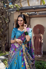 NITYA - Premium Tusser Silk Lehenga Choli Set | Exclusive Designer Ethnic Wear