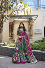 NITYA - Premium Tusser Silk Lehenga Choli Set | Exclusive Designer Ethnic Wear