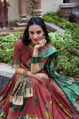 NITYA - Premium Tusser Silk Lehenga Choli Set | Exclusive Designer Ethnic Wear