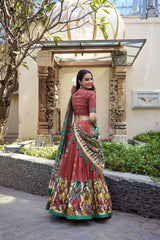 NITYA - Premium Tusser Silk Lehenga Choli Set | Exclusive Designer Ethnic Wear